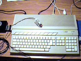 Atari STE with digitiser atached